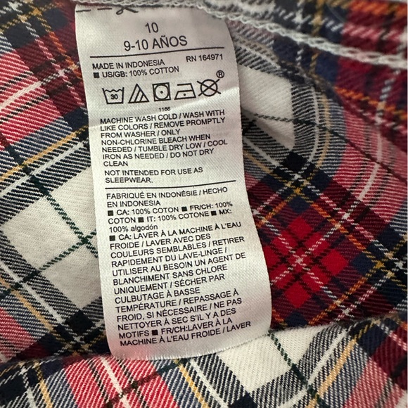 Janie and Jack Boys Classic Red Plaid - Picture 6 of 6